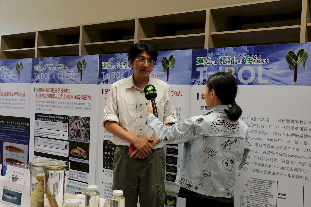 Mr Hsu, project manager of TaiEOL being interviewed.