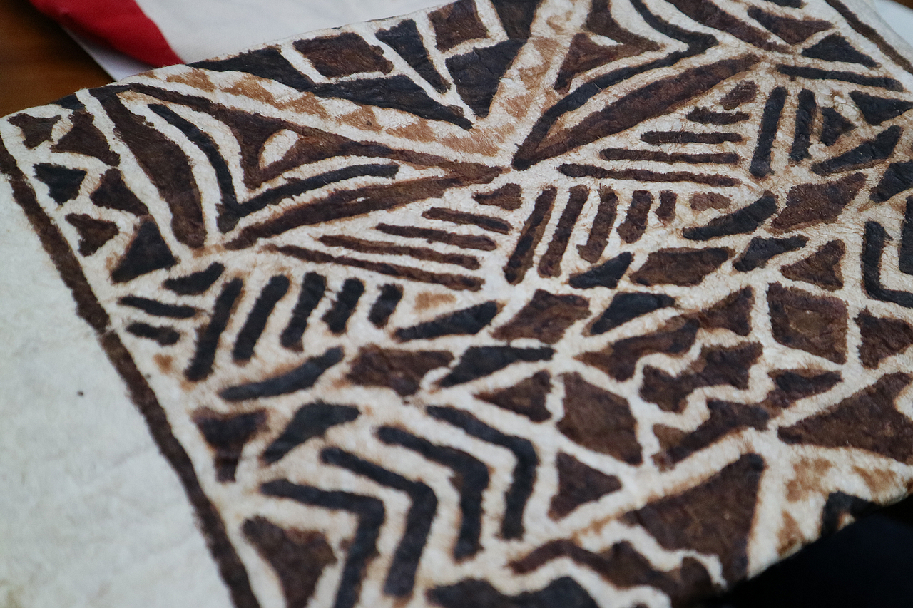 Bark cloth is basically a very thick sheet of paper.