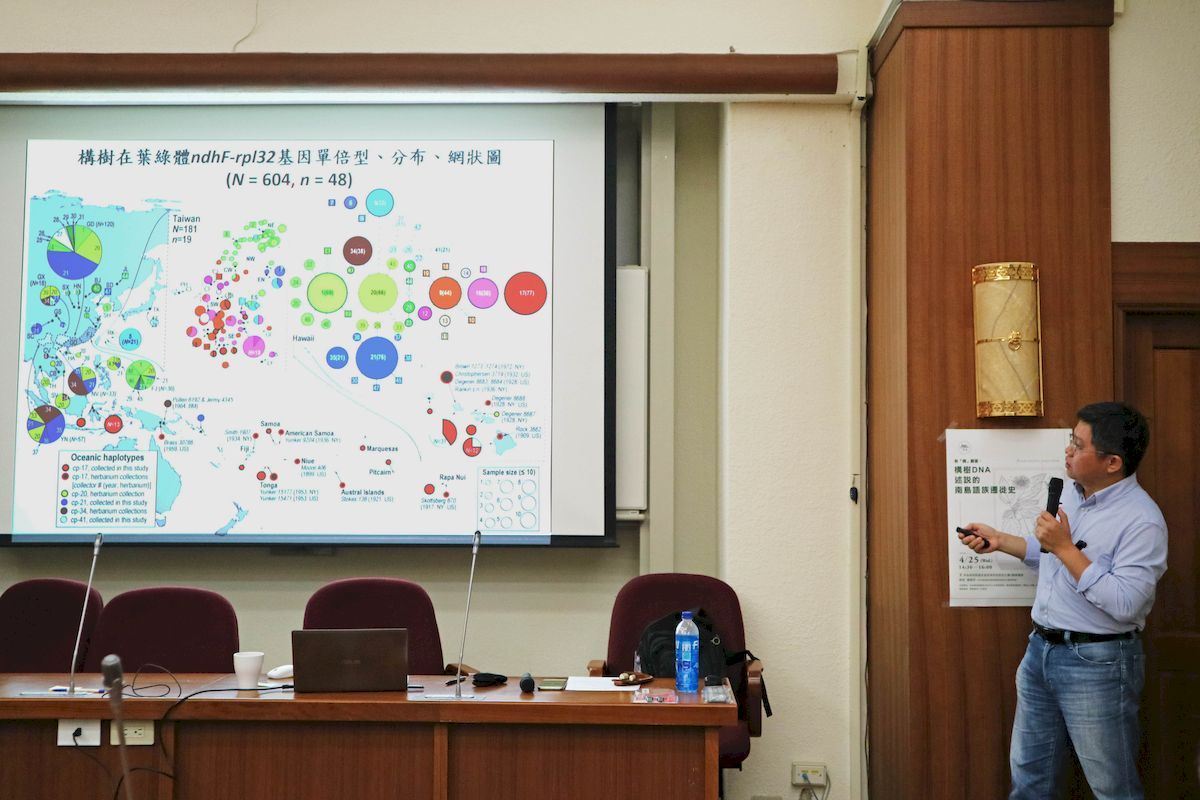 Chung Kuo-fang's research proves Taiwan to be the biodiversity center of the Pacific paper mulberry.